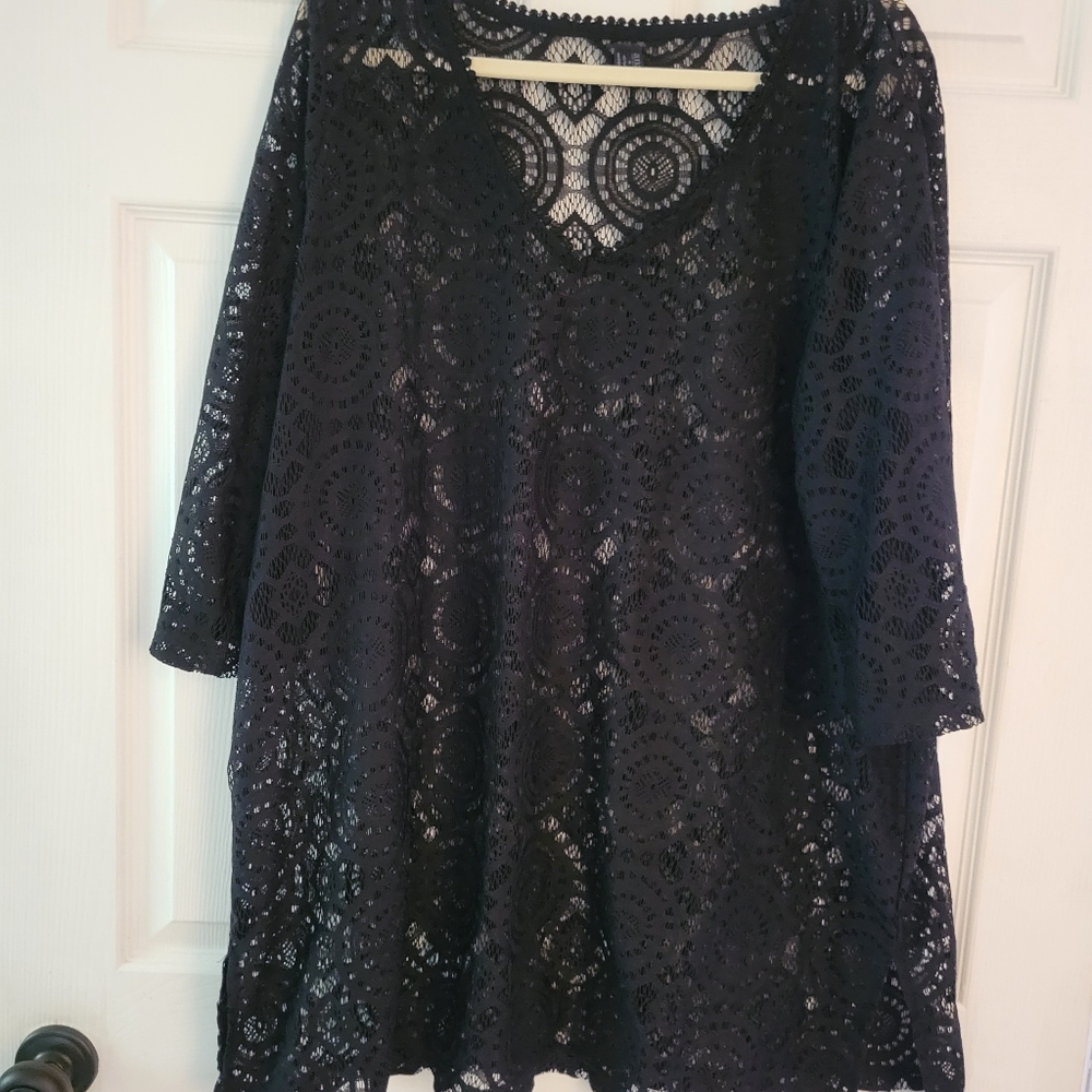 Ana swimsuit swin cover up dress 1x